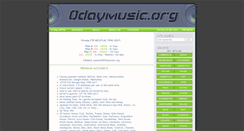 Desktop Screenshot of 0daymusic.org