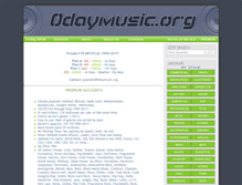 Tablet Screenshot of 0daymusic.org